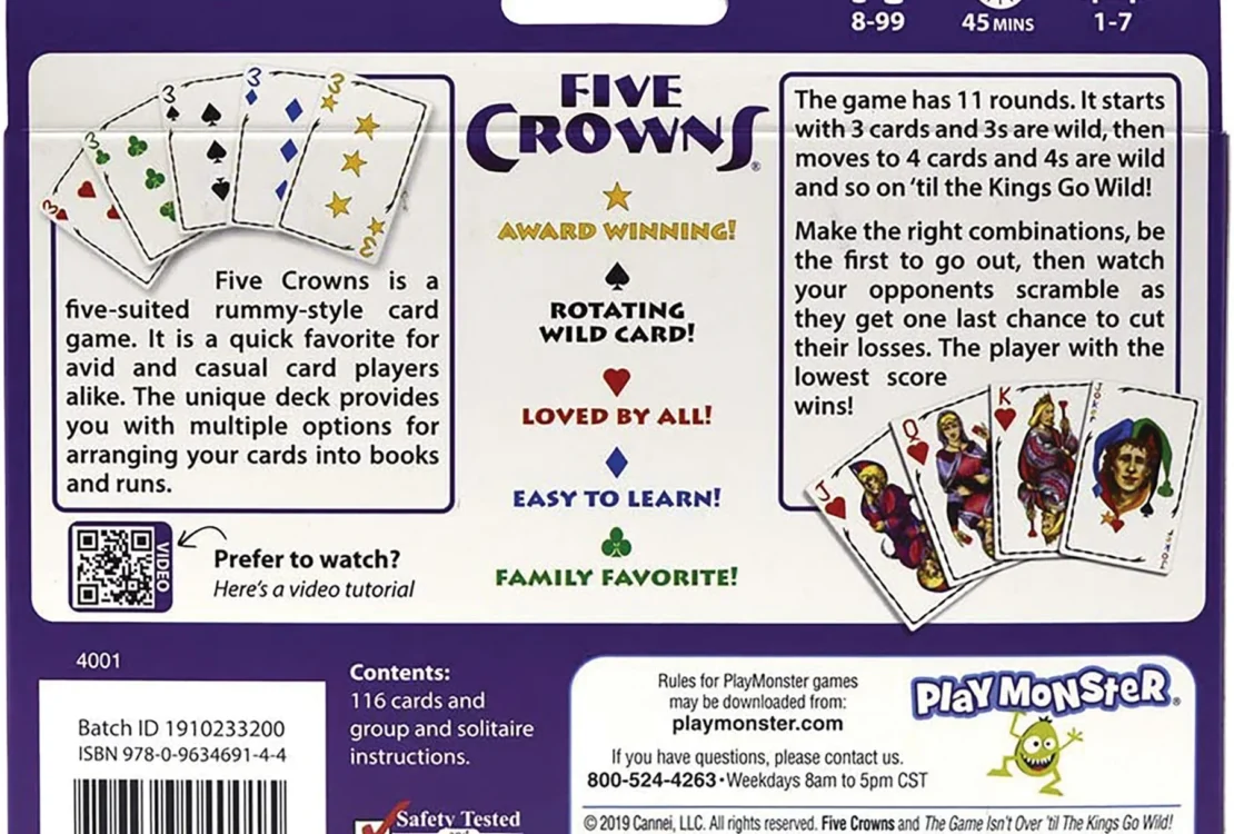5 Crowns Card Game