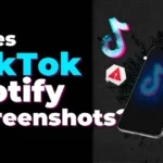 “TikTok screenshot privacy concept showing phone and notification icons”