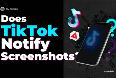 “TikTok screenshot privacy concept showing phone and notification icons”