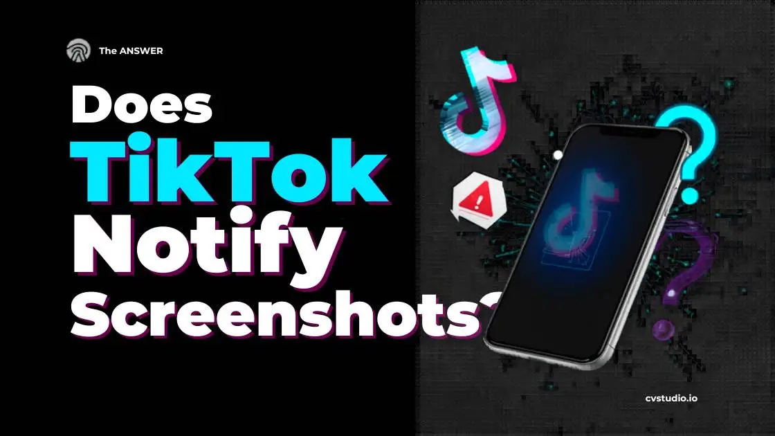 “TikTok screenshot privacy concept showing phone and notification icons”